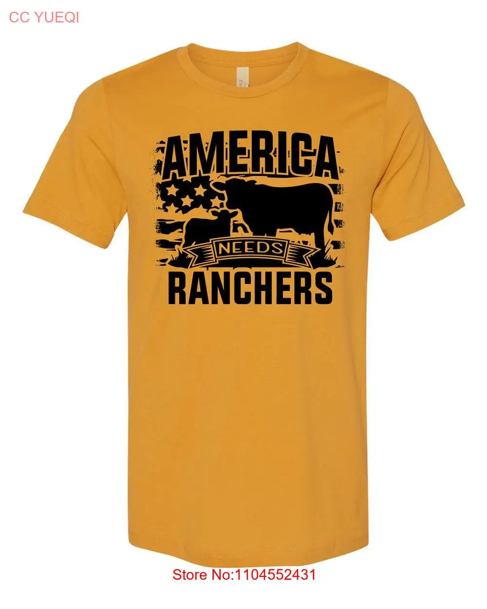 La América necesita ranchos camiseta unisex de manga larga o corta.