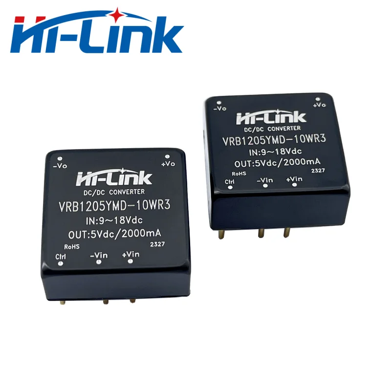شحن مجاني 10 قطعة/الوحدة تيار مستمر وحدة معزولة 9-18 فولت المدخلات 5 فولت 2000mA الناتج DCDC VRB1205YMD-10WR3 تنحى تحويل امدادات الطاقة