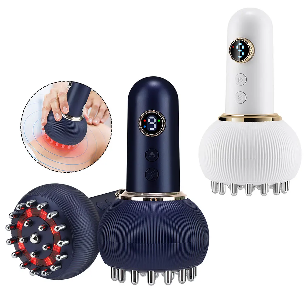 

W Visseless Eletric с подогревом Meridian Brush Массажная лимфодренажная машина с подогревом Микротоковый антицеллюлитный массаж тела и спины