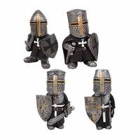 Exquisite Knight Dwarf Guard, Garden Decorations,Knight Gnomes Guard,Garden Statue Garden-Art Figurines Ornaments Easy Install