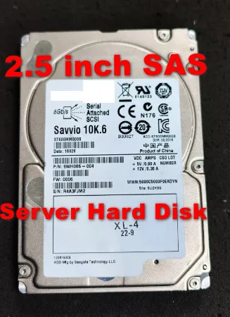 300G 600G 900G 1.2TB 2.4TB 1.8T 1TB  SAS Mechanical Hard Drive Server HDD 2.5“ Serial Attached SCSI 7.2K-1.2KRPM NAS 2. 5inch