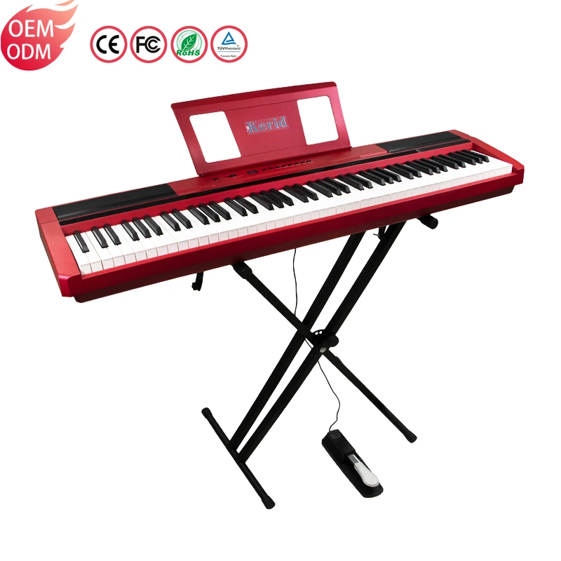 

Digital Piano 88 Key Professional Electronic Piano Keyboard Musical Keyboard Acoustic Portable Electric Piano for Beginner