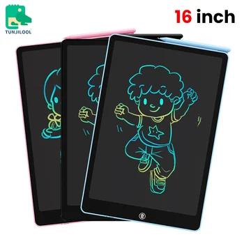 16 Polegada lcd prancheta escrita tablet dígito magia blackboard arte pintura ferramenta crianças brinquedos jogo de cérebro criança melhor presente