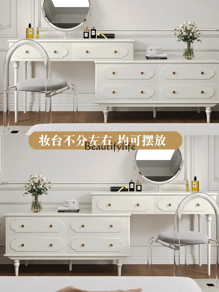 

ld25 All solid wood chest integrated dresser bedroom storage bedside 9 chest