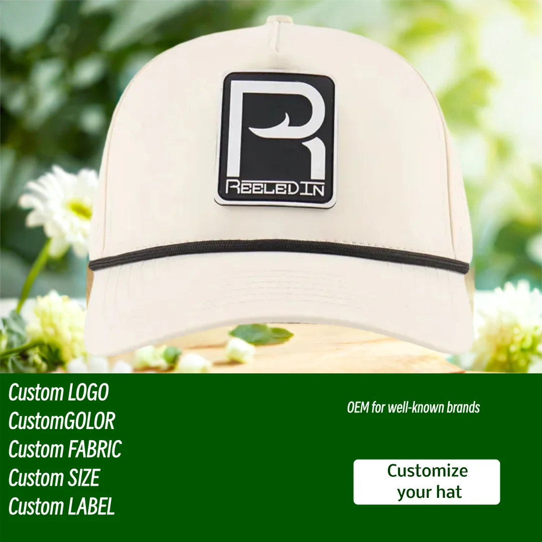 

High Quality 6 Panel Waterproof Laser Perforated Hat Custom Logo Waterproof Baseball Cap Trucker Hat sun hat summer