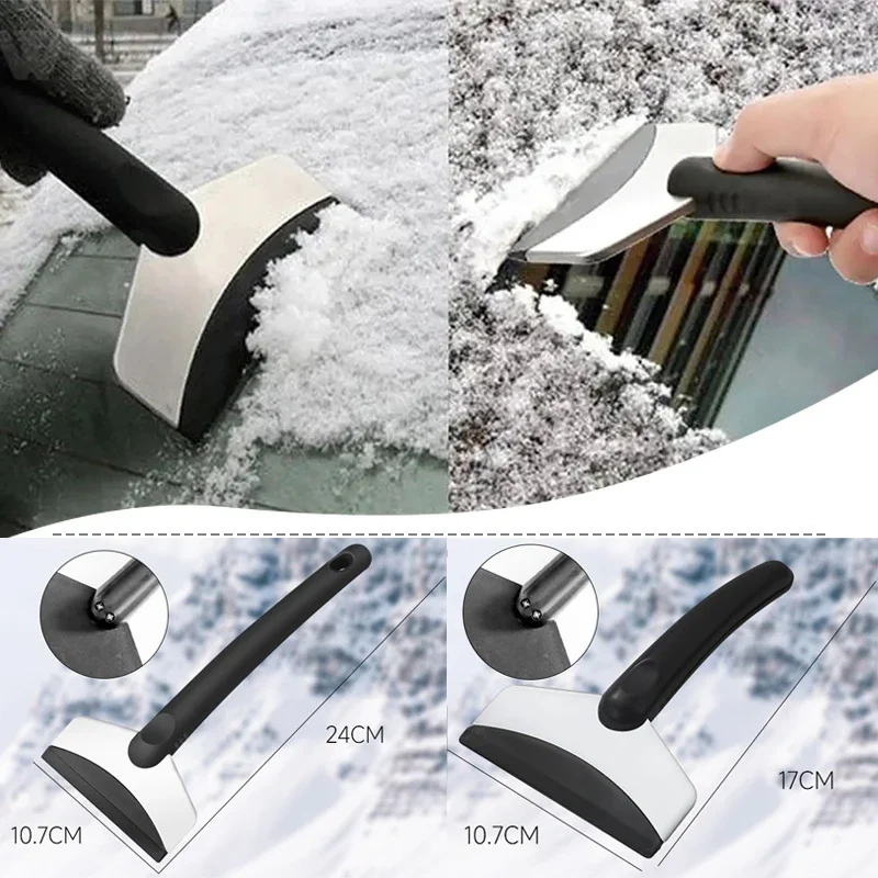 

Winter Car Snow Shovel Universal Auto Portable Windshield Defrosting Ice Scraper Tool Glass Snow Removal Tools Car Accessories