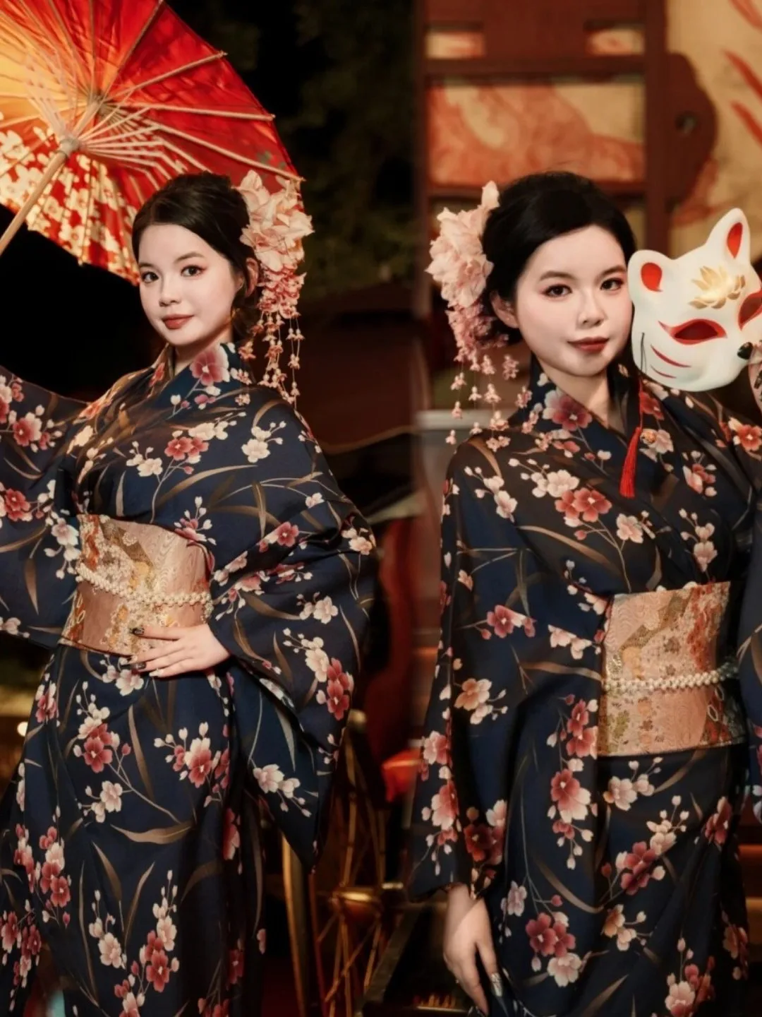 

Traditional Japanese Kimono Formal Bathrobe Photography Studio Teenage Girl New Style Ethnic Costume Stage Performance Dress