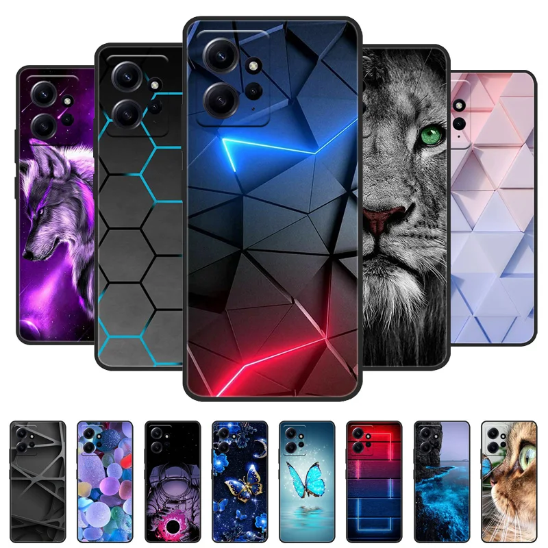 

For Redmi Note 12 4G Case Silicon Back Cover Phone Case for Xiaomi Redmi Note12 4G Cases Redmi Note 12 4G 2023 Soft bumper coque