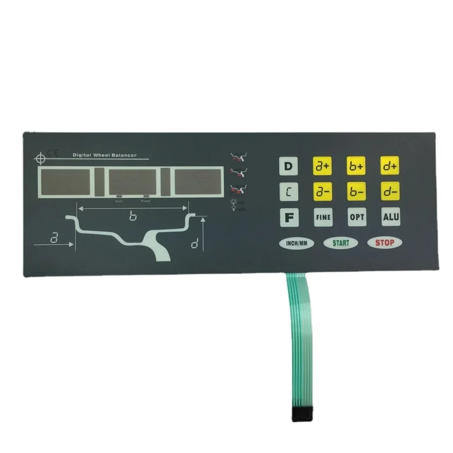 

Car Repair New 99 Balancing Machine New Key Plate Balancer Repair Tire Dynamic Balancing Panel
