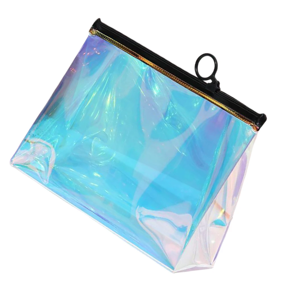 

Transparent Waterproof Makeup Bag Large Capacity Storage Travel Toiletry Organizer Beauty Case Stereoscopic Design For
