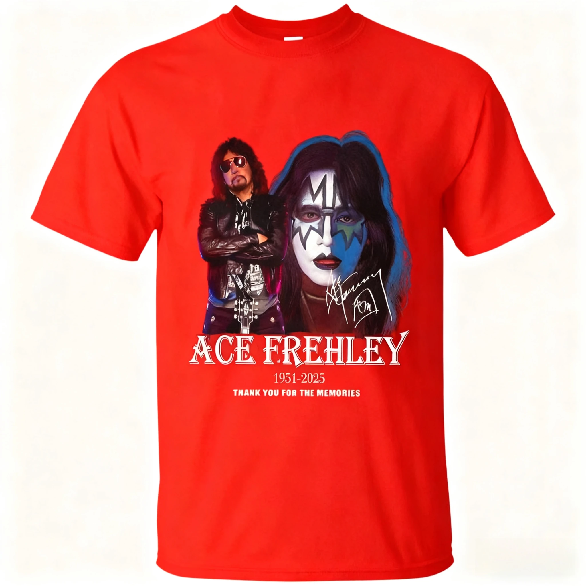 

Футболка Ace Frehley Legendary Rock — винтажная фирменная мемориальная футболка —1951-2025 Essential для KISS Aficionados и модных нарядов