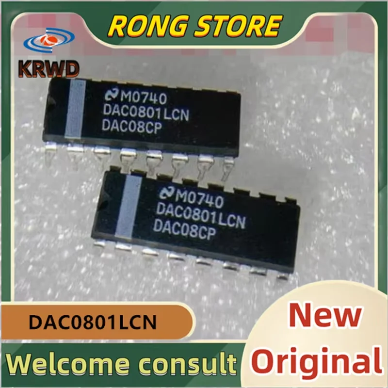

5 шт. DAC0801LCN новые и оригинальные DAC0801 DIP-16