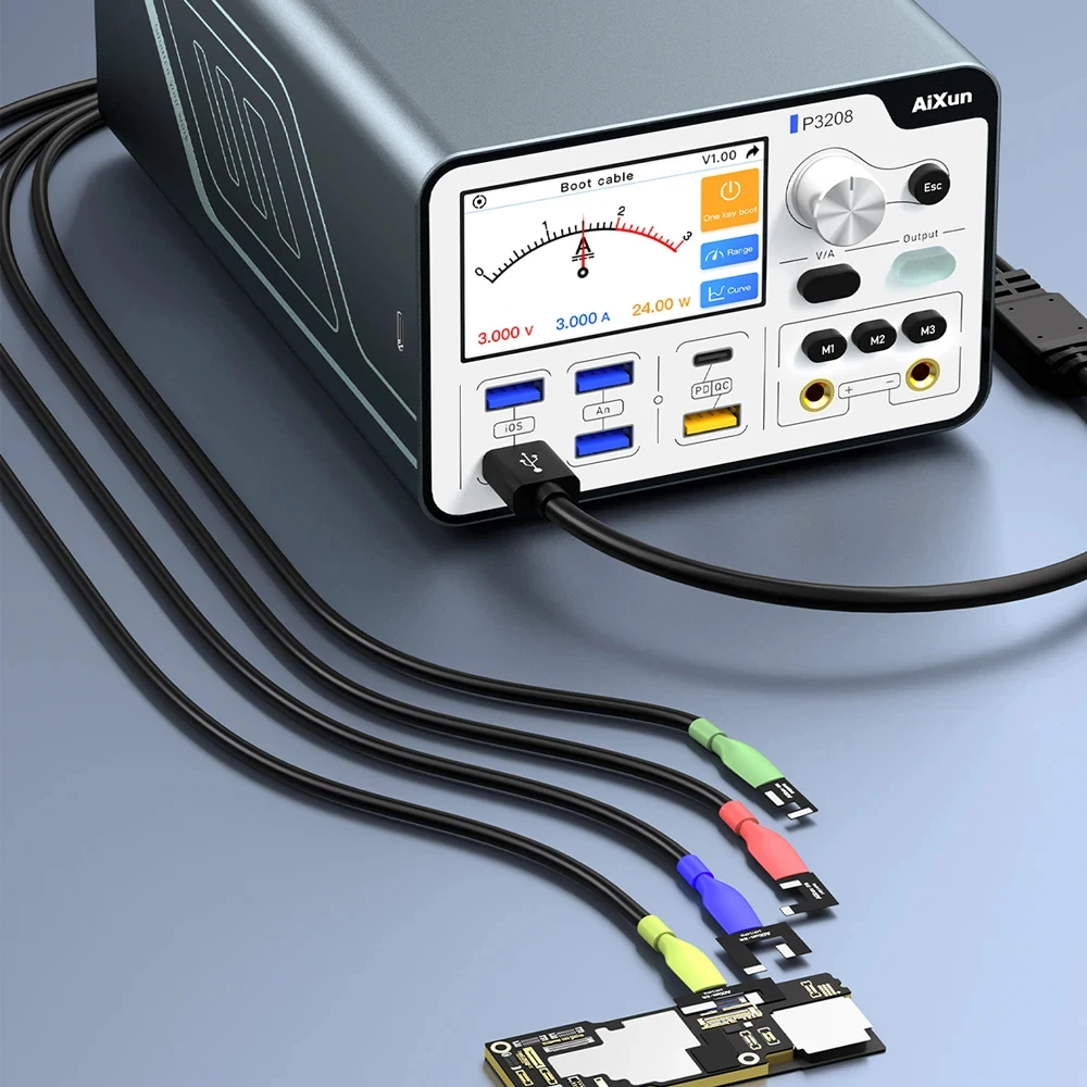 Aixun P3208 320W regulated vhodné energie poskytnout one-button booting test telefon základní deska pro iPhone 6-14 pro maxi oprava nářadí