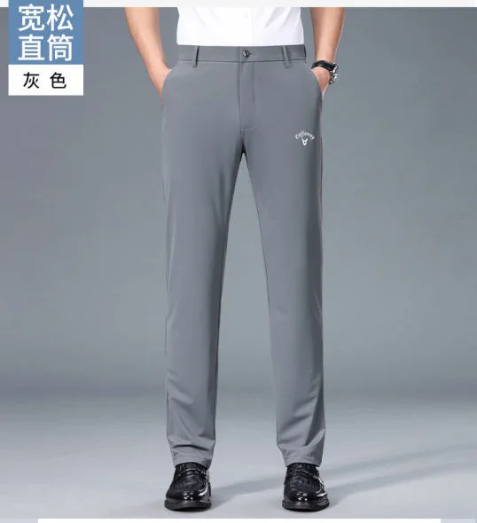 2024 New brand men's casual pants Men's business temperament pants Breathable men's suit pants men's sports pants