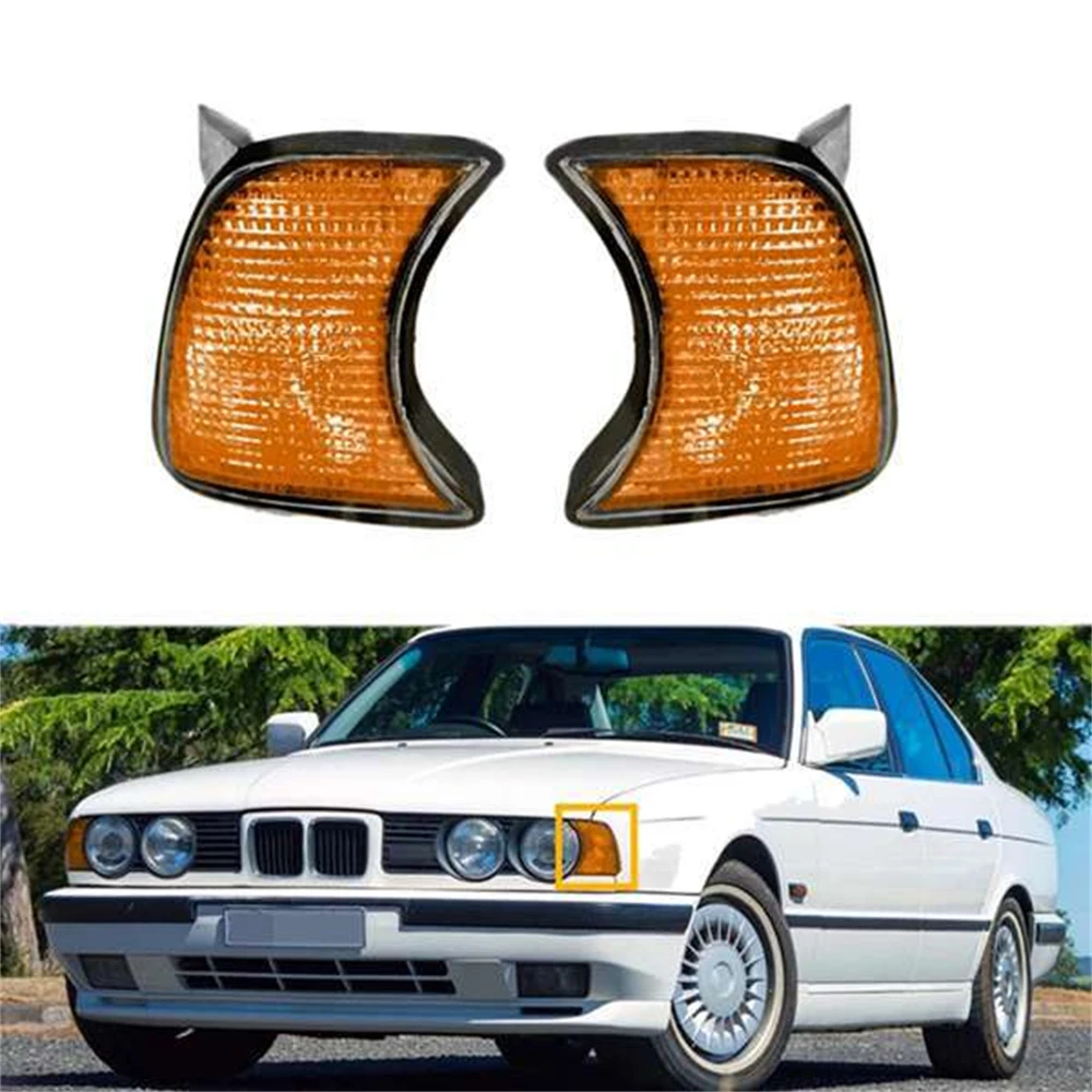 

​Car Front Side Corner Light For BMW 5-Series E34 1989-1995 Indicator Light Corner Turn Signal Light 63131384033 63131384034