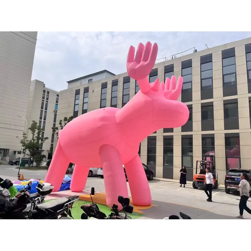 Wholesale Parade Carnival Event Giant Inflatable Balloon Mascot Built-In Fan Oxford Cloth