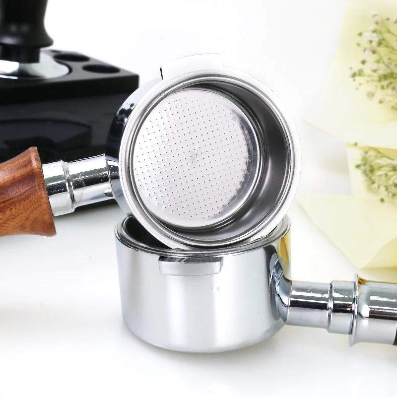 51MM Bottomless Portafilter Two Ears For Delonghi ECP35.31 ECP3420 With 2-Cups Filter Basket Coffee Accessories Espresso Machine