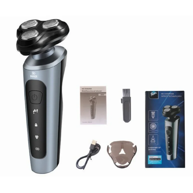 Waterproof Electric Shaver,Wet & Dry Shaving, USB Charging, Portable for Travel, Business Trip & Daily Home Use