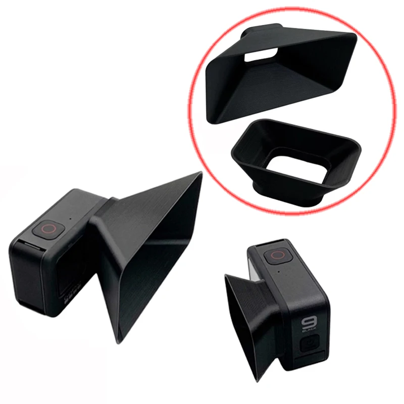 1PCS Action Camera Lens Hood 3D Printed Protective Cover Anti-glare Shield for GoPro Hero 11/10/9 Black Linear Mode Shooting
