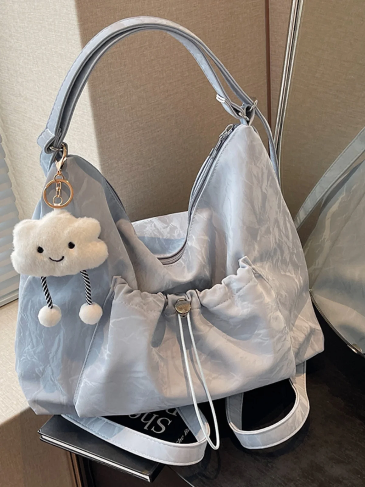 

Large Capaci Women's oulder Bag 2024 New Faion Casual Simple Sle Commuter Bag Versatile Crossbody Bag for Daily Use