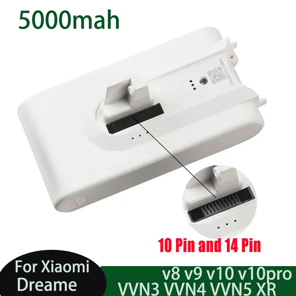 

Batería de repuesto para aspiradora Xiaomi Dreame V8,V9,V10,V10Pro,VVN3,VVN4,VVN5,XR, 5000mAh