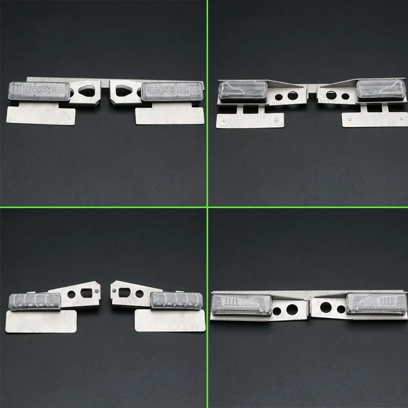 Luz trasera de simulación de Metal a escala 1:14 para camión Tamiya RC SCANIA 770S R620 VOLVO BENZ Arocs MAN TGX Car