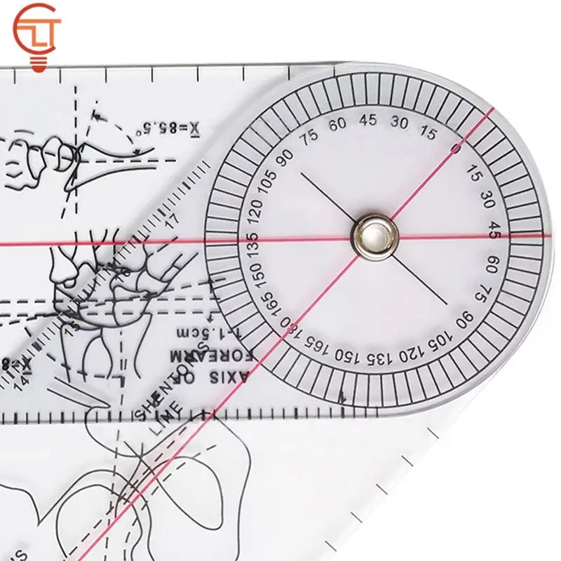 Plastic Goniometer Angle Ruler Rule Joint Orthopedics Tool Instruments Medical Spinal Angle Ruler Angle Finder Measuring Tool