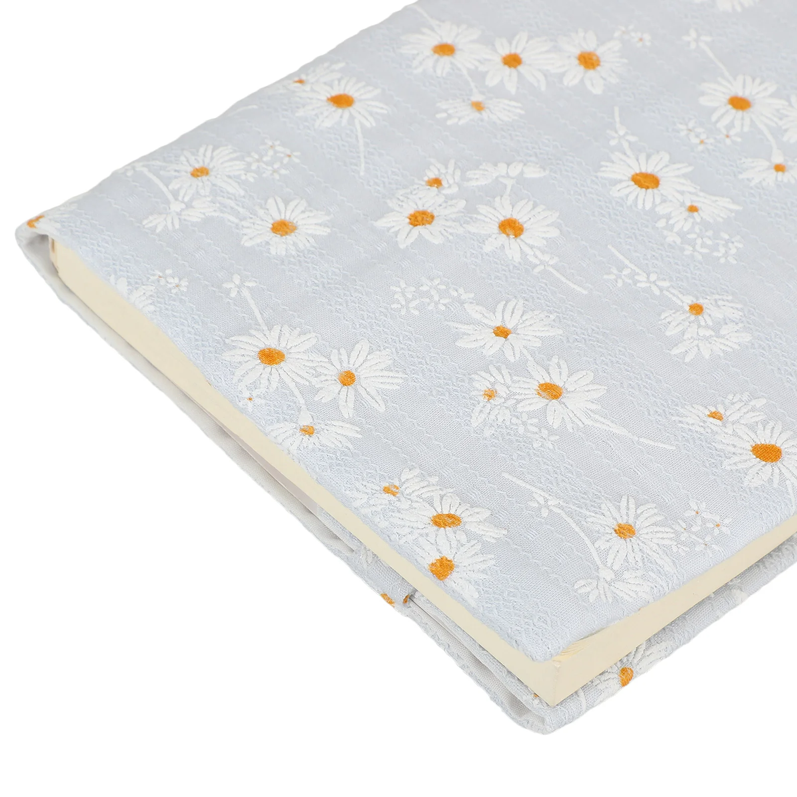 Couverture de livre en tissu lavable, couverture de livre en tissu, couverture de livre pour ordinateur portable, décor fait à la main, protecteur de couverture de livre