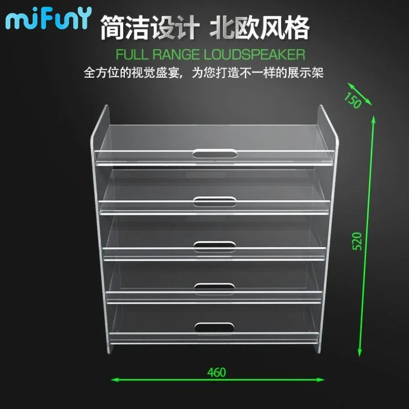 MiFuny Keyboard Display Stand Transparent Acrylic Cabinet Desktop Storage Rack Custom Computer Mechanical Keyboards Storage Rack