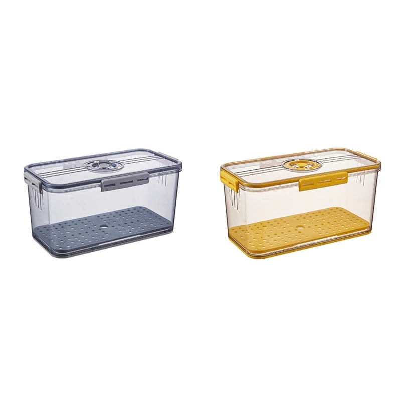 Bread Box Bread Boxes For Kitchen Counter Airtight, Time Recording Bread Storage Container With Lid