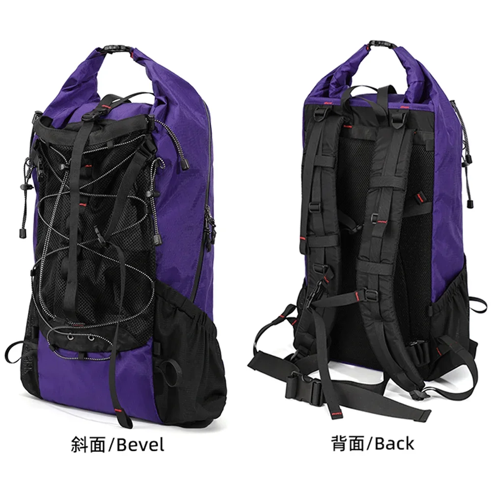 Ransel Mendaki Ringan 36-50L Luar Ruangan, Tas Berkemah, Bersepeda, Ransel Mendaki Ransel Tahan Air Perjalanan