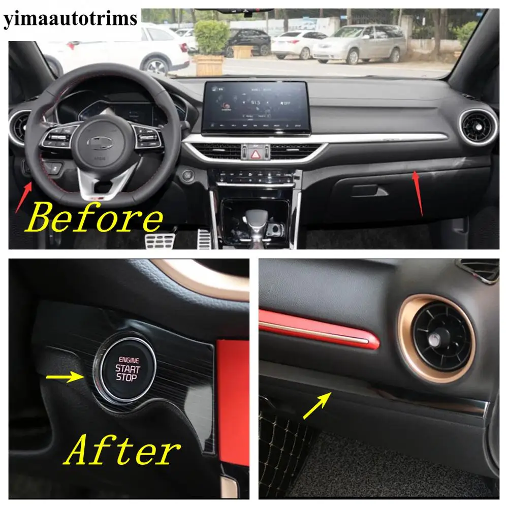

Dashboard Panel Strip / Window Lift / Warning Light / Headlight Lamp Cover Trim Accessories For Kia Cerato Forte K3 2019 - 2023