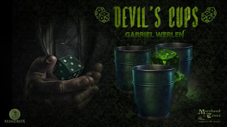 Devil's Cups by Gabriel Werlen Mentalism,Bizarre and Psychokinesis Magic Tricks Gimmick Illusions Prediction Close up Street