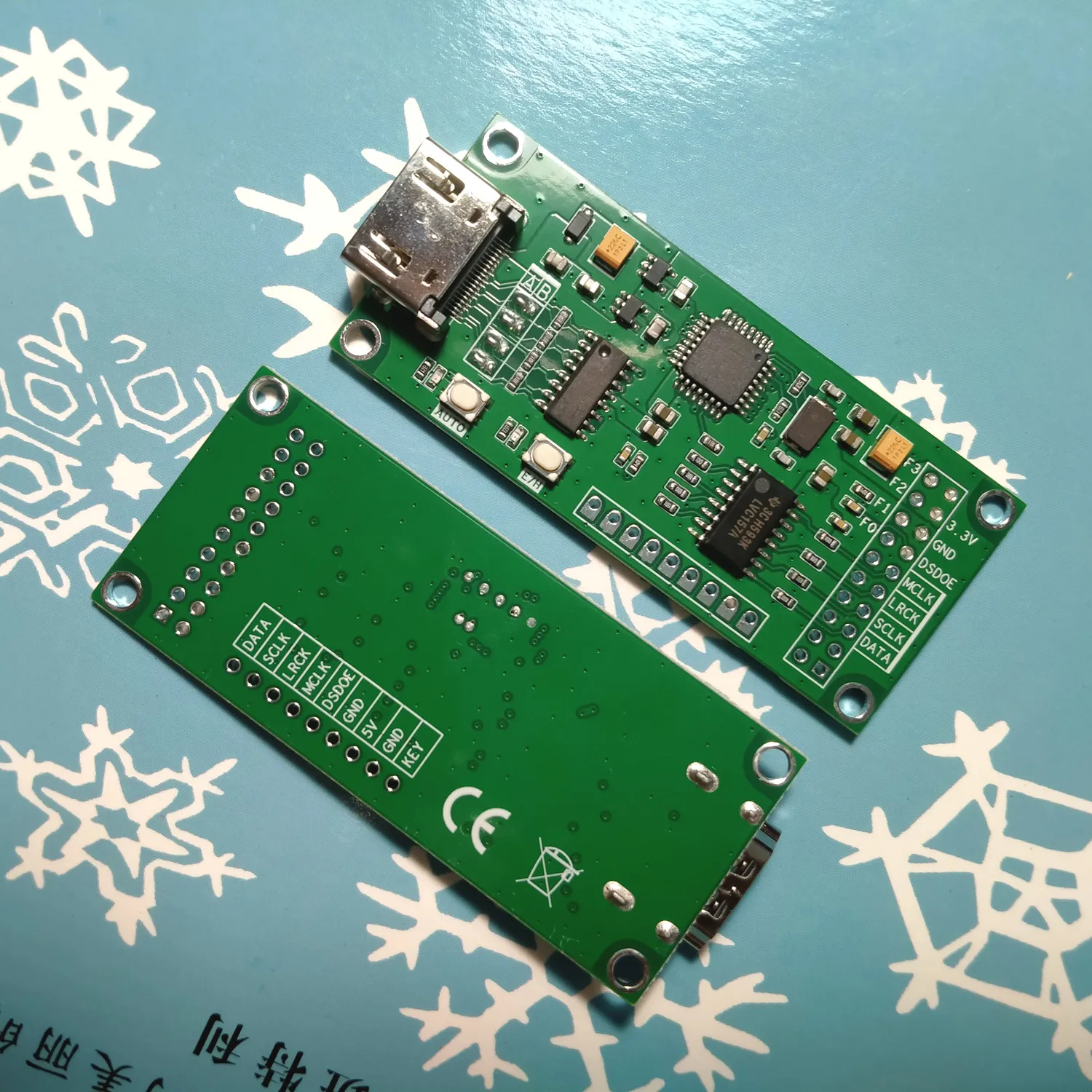 HDMI to I2S Receiver Module I2S to HDMI Differential I2S Signal Conversion DAC Decoder Dedicated