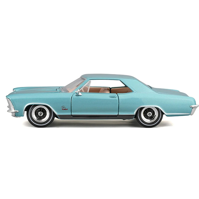 Maisto 1:26 Buick Riviera Gran Sport 1965, Legierungsauto, Druckguss und Spielzeugfahrzeuge, Automodell, Miniaturmodellauto für Kinder