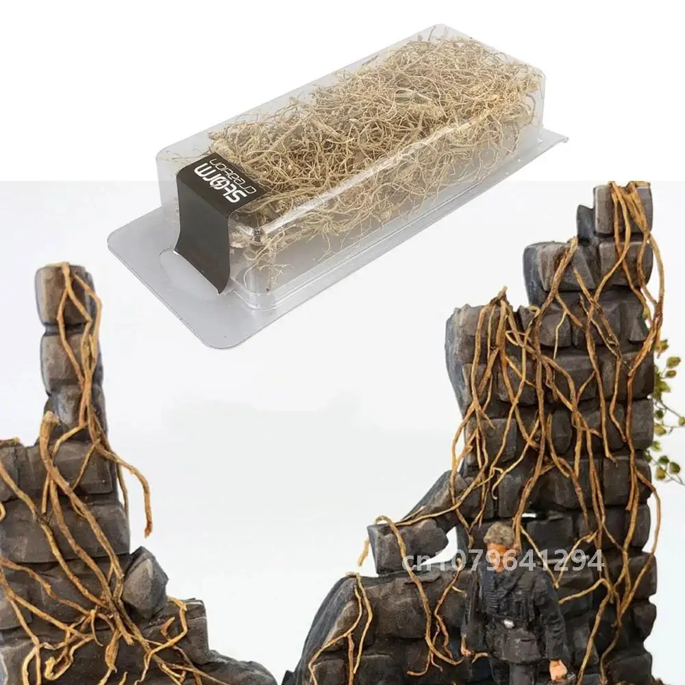 1Box Miniature Withered Rattans Simulation Tree Vines Roots Micro Landscape Scene Model Fairy Garden Railway Scenery Sand Table