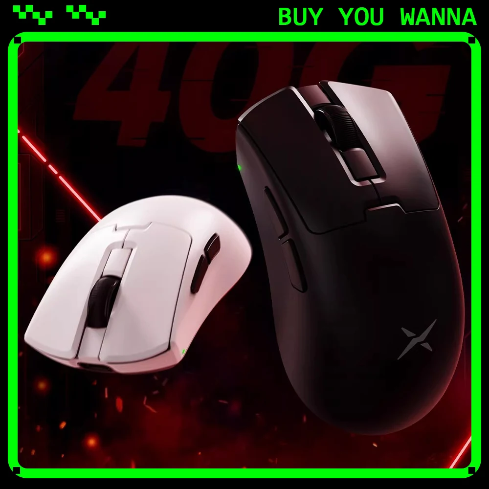 DeLUX M900mini Gaming Mouse 26000DPI PAW3395 Rate Wireless Mouse 3950 BK3633 Chip Light Weight For CSGO PC Accessories Gifts