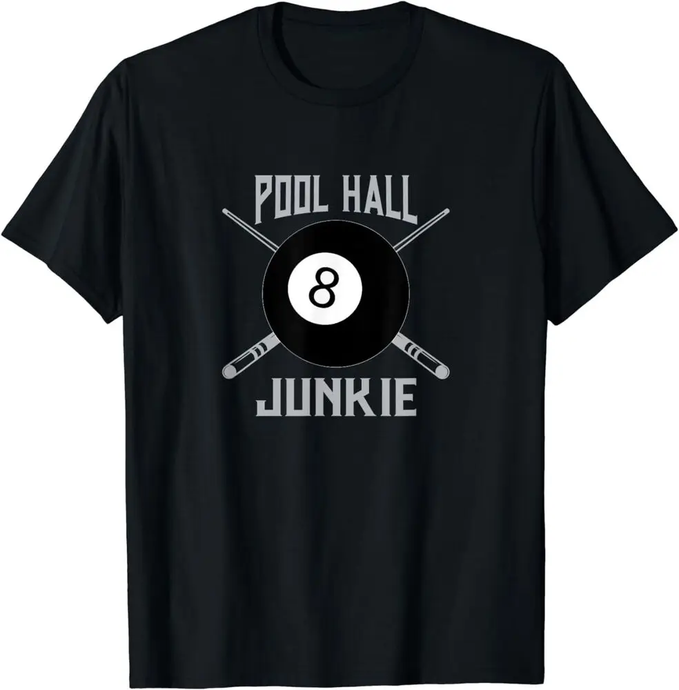 Funny Billiard Pool Hall Junkie T-Shirt Anime Graphic T-shirts Y2K tops Unisex Summer Short Sleeve