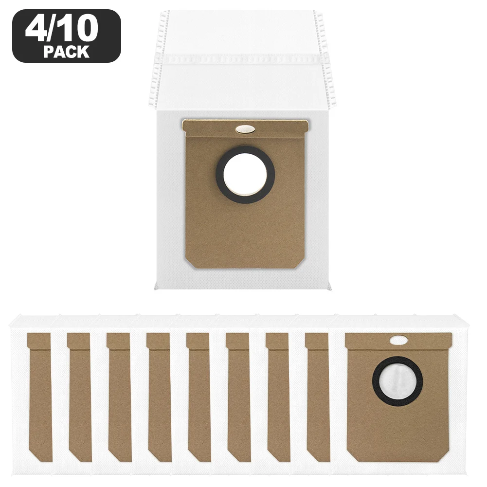 

4/10 упаковок, сменные мешки для пыли для Conga 15090, вращение для Revolution, мешки для пыли для дома и стирки, аксессуары для пылесоса