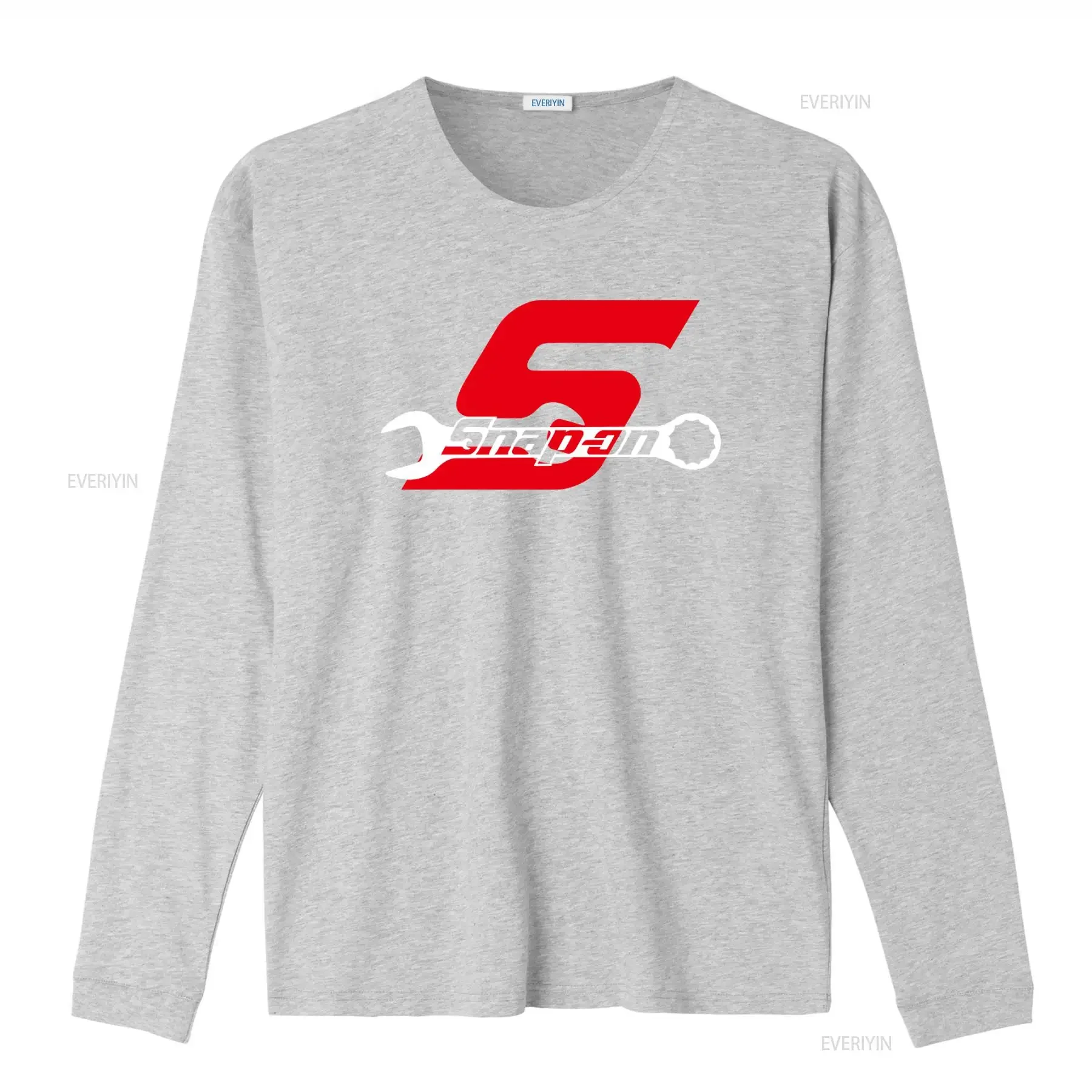 Snap On Tools T Shirt for Men Print with Wrench Design High Quality Cotton Fabric vintage Washed Casual Slightly Breathable view 4
