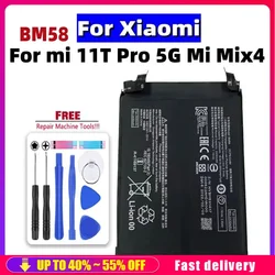 Bateria BM58 2500mAh Replacement Mobile Phone Backup Battery For Xiaomi 11T Pro 5G Mix 4 mix4 High Capacity Battery