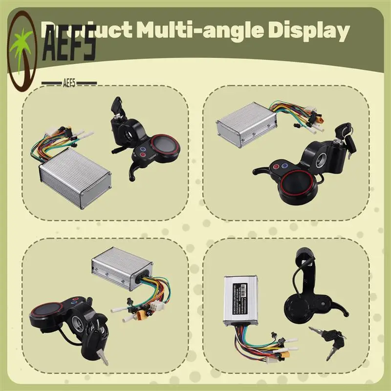 

AEF5-Electric Scooter Parts LCD Display For Hitway H5 Electric Scooter Display With Locking Instrument Dashboard Accessories