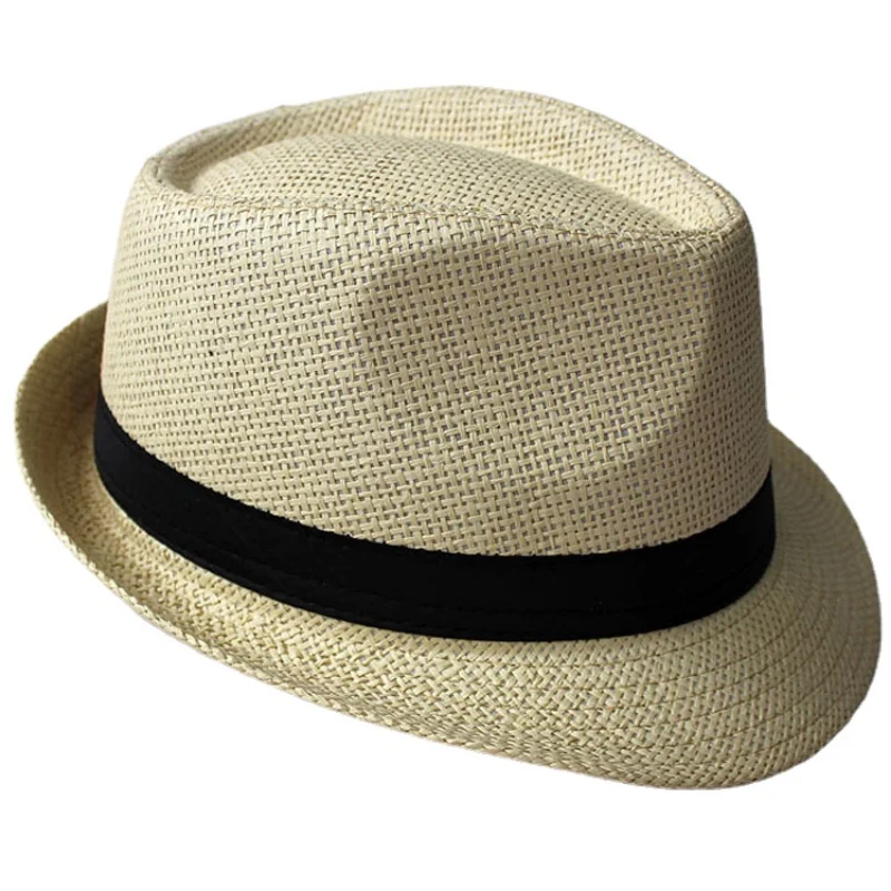 

Wide Brim Straw Hat for Women Men Summer Beach Sun Protection Anti-UV Foldable Bucket Hat Breathable Panama Cap Outdoor
