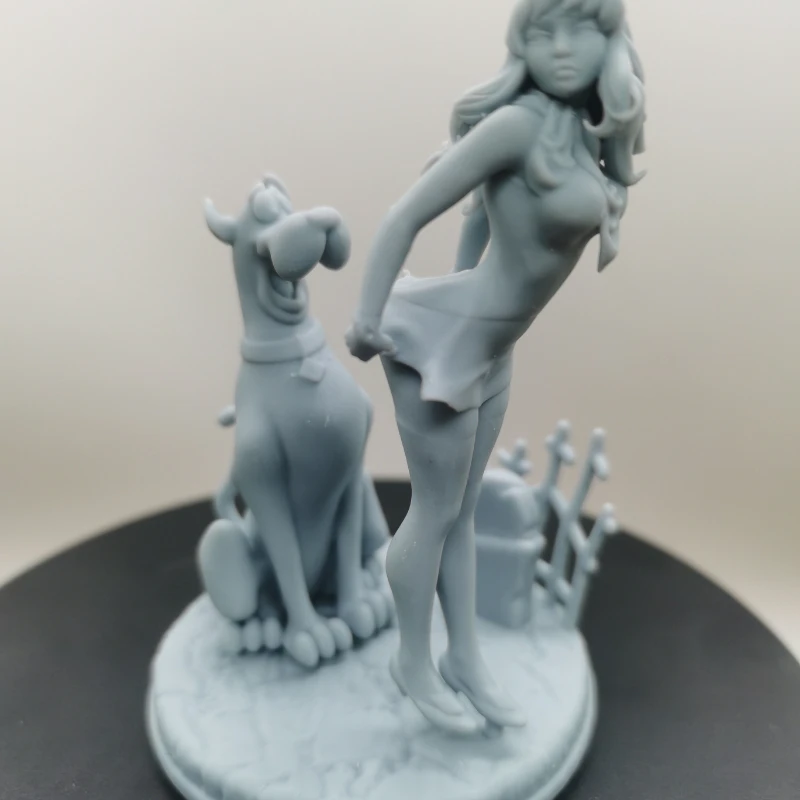 

Anime Girls and Dog Diy Resin Figure 1/24 Scale 75mm 3 ” Assembled Model Kit Unassembled Diorama Unpainted Figurines Hobby Toys