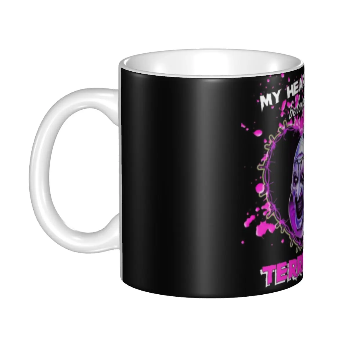 Custom T-Terrifiers Happy Holliday Halloween Coffee Mugs DIY Ceramic Tea Milk Cup