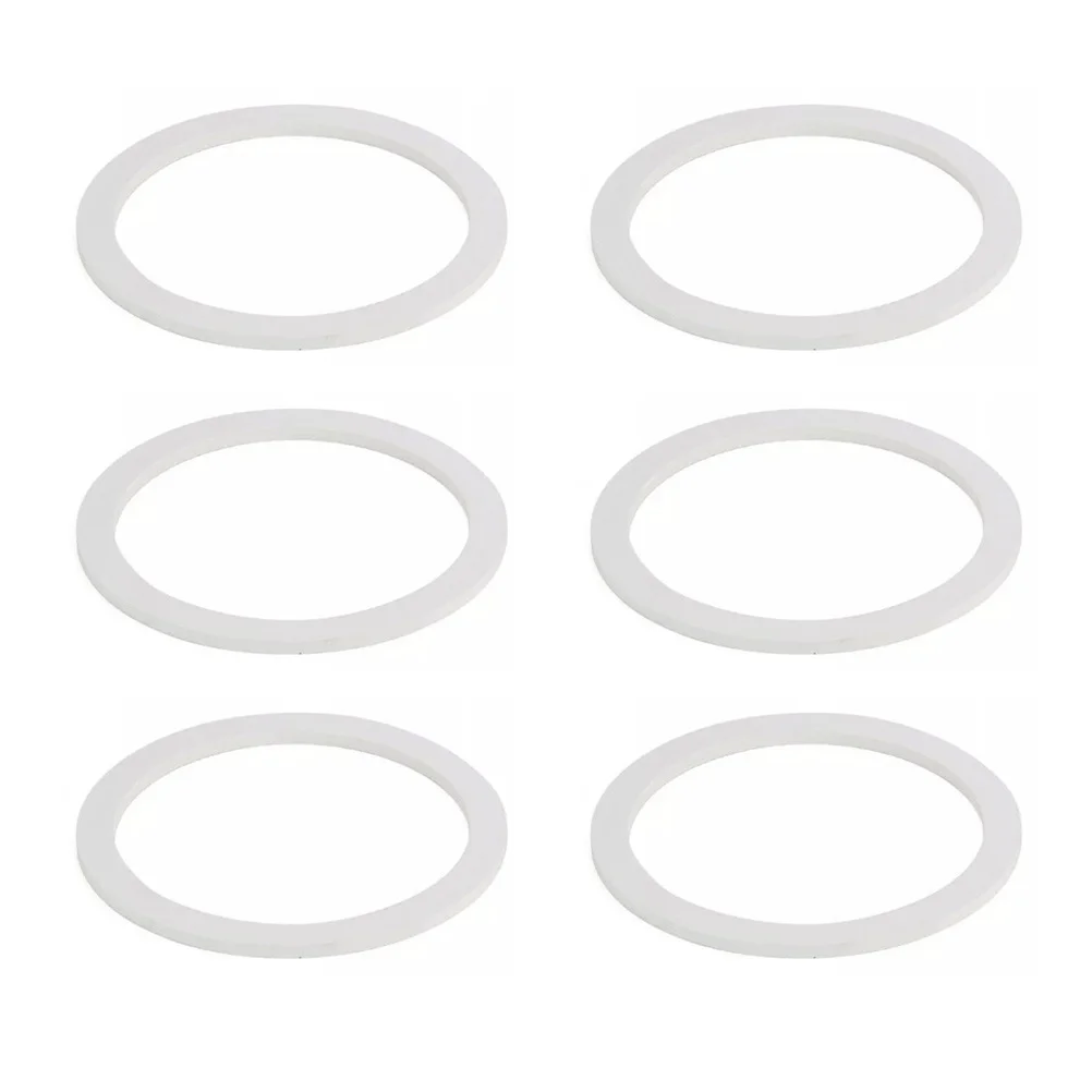 6 قطعة صانع القهوة حلقة الختم سيليكون عالية مقاومة للحرارة إبريق قهوة طوقا استبدال الملحقات لوازم المطبخ #2