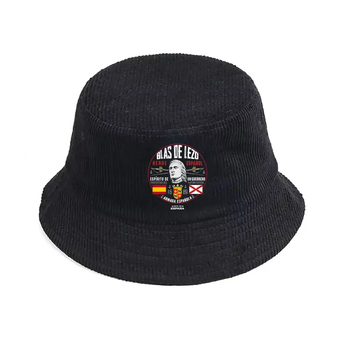 

Héroe Español medal - like emblem with Spanish symbols patriotic and commemorative Fisherman Hat Winter Cap