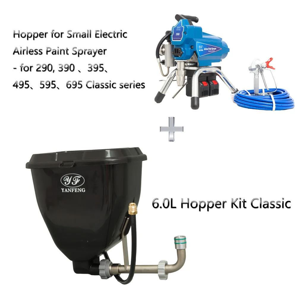 Airless paint sprayer hopper Yanfeng 17H171 Small Electric & FinishPro AA Airless Hopper