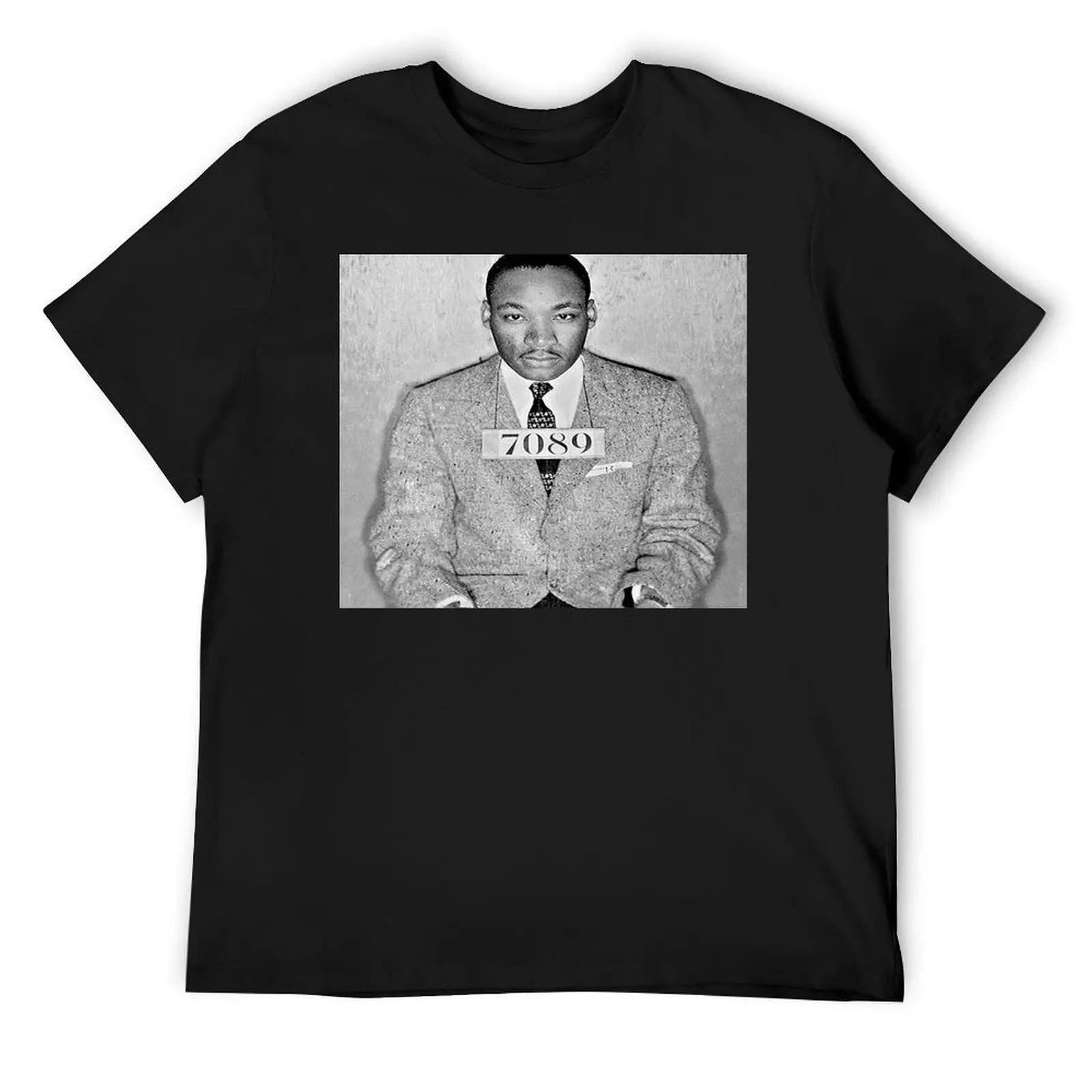 

MLK Mugshot 1963 T-Shirt customs design your own aesthetic clothes baggy shirts mens t shirts top quality