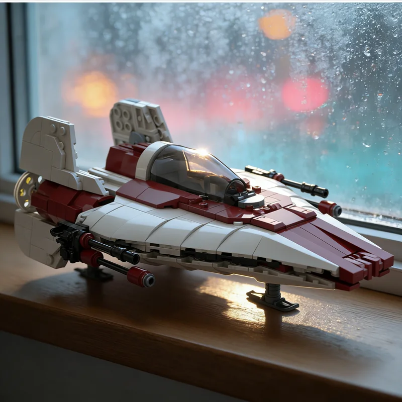 

Конструктор MOC Rebel A-Wing Star Battle, 466 деталей, креативный подарок, коллекционный декор для детей и взрослых, для дома и офиса